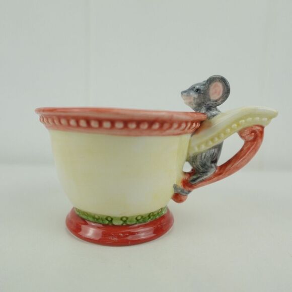 Department 56 Storybook Hickory Dickory Dock Hand Painted Tea Set Vintage - Picture 12 of 16